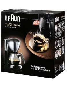 Braun - Cafetera Eléctrica CaféHouse KF 570 PurAroma DeLuxe 0X13211007 kiwiku.com 2