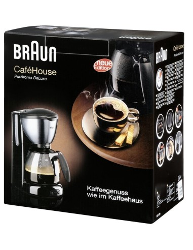 Braun - Cafetera Eléctrica CaféHouse KF 570 PurAroma DeLuxe 0X13211007 kiwiku.com