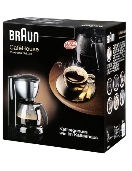 Braun - Cafetera Eléctrica CaféHouse KF 570 PurAroma DeLuxe 0X13211007 kiwiku.com