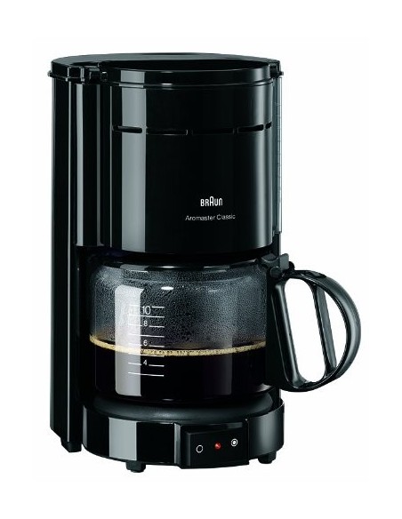 Braun - Cafetera Eléctrica KF 47 Negra Aromaster 0X13211003 kiwiku.com