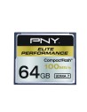 Pny compactflash 64gb - tarjeta de memoria elite performance