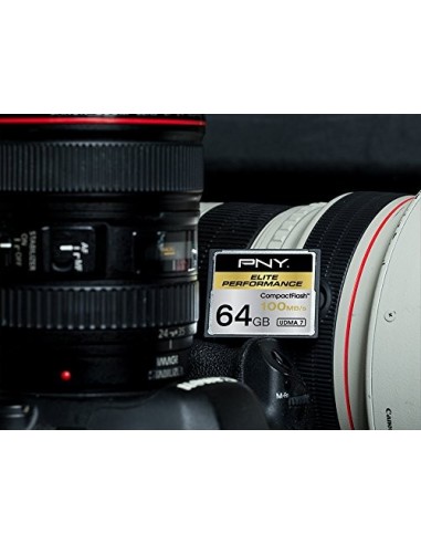 PNY CompactFlash 64GB - Tarjeta de memoria Elite Performance CF64GELIPER-EF kiwiku.com
