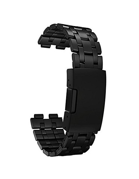 Pebble BXPE40022 - Correa de acero para Pebble Steel, color negro BXPE40022 kiwiku.com