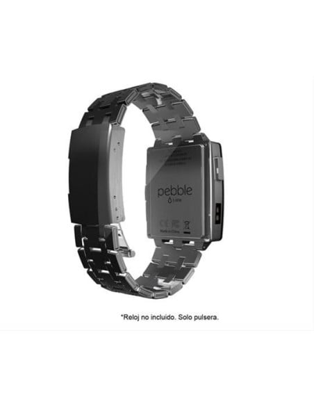 Pebble PBSTL-BAND-SS - Correa para Pebble Steel SmartWatch, color plateado BXPE40021 kiwiku.com