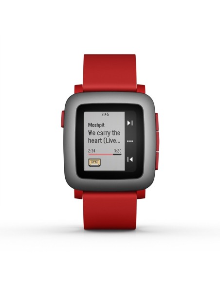 Smartwatch pebble time rojo BXPETIRE BXPETIRE kiwiku.com