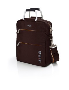 Maletin ziron casual bandolera 10"-13" terra + funda neopreno ZR052 kiwiku.com