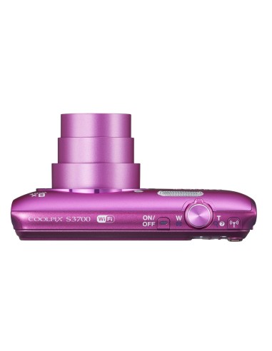Nikon Coolpix S3700 - Cámara compacta de 20.5 Mp rosa VNA823E1 kiwiku.com