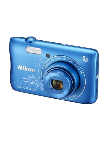 Nikon Coolpix S3700 - Cámara digital azul  VNA825E1 kiwiku.com
