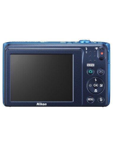 Nikon Coolpix S3700 - Cámara digital azul  VNA825E1 kiwiku.com