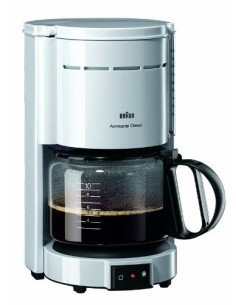 Braun - Cafetera Eléctrica KF 47 Blanca Aromaster 0X13211004 kiwiku.com