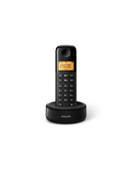 Philips D1301B/23 - Teléfono single inalámbrico Negro D1301B/23 kiwiku.com