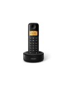 Philips d1301b/23 - teléfono single inalámbrico negro