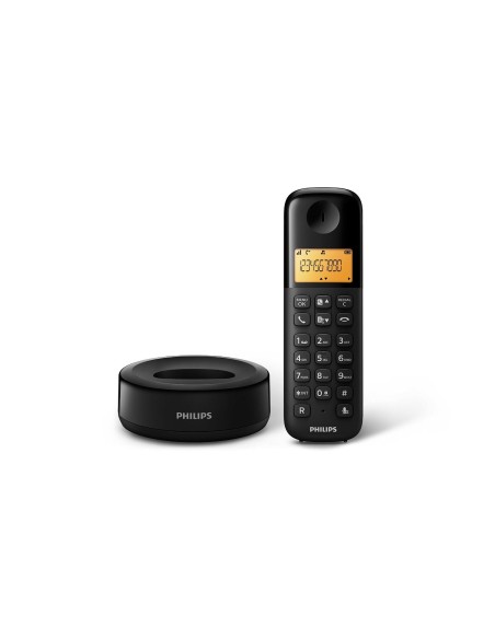 Philips D1301B/23 - Teléfono single inalámbrico Negro D1301B/23 kiwiku.com