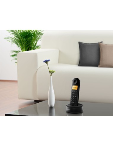 Philips D1301B/23 - Teléfono single inalámbrico Negro D1301B/23 kiwiku.com