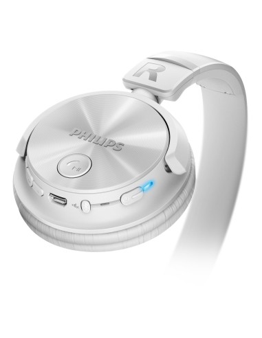 Philips SHB3060WT/00 - Auriculares estéreo de diadema con Bluetooth Blanco SHB3060WT/00 kiwiku.com