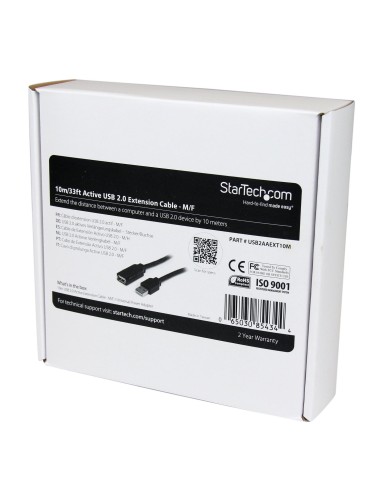 StarTech.com USB2AAEXT10M Cable 10m Extensión Alargador USB 2.0 Activo Amplificado USB2AAEXT10M kiwiku.com