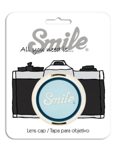 Tapa para objetivo camara 55mm Ø - Atomic Age - Smile 16114 kiwiku.com