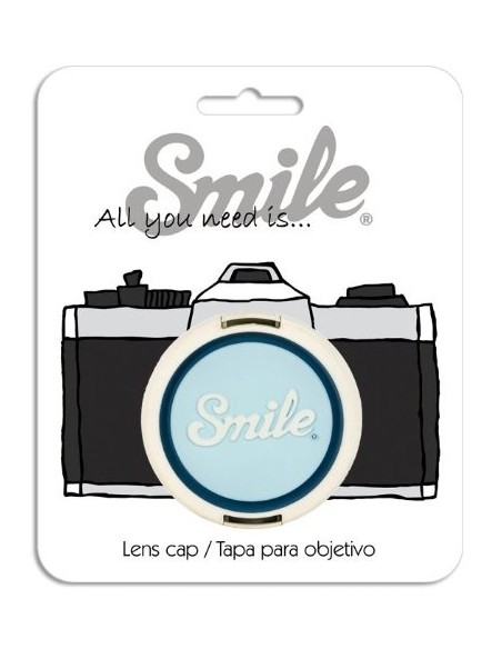 Tapa para objetivo camara 55mm Ø - Atomic Age - Smile 16114 kiwiku.com