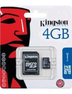 Kingston SDC4/4GB - Tarjeta micro SDC4/4GB (SDHC clase4, 4 GB con adaptador) SDC4/4GB kiwiku.com 2