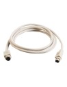 Cable alargador de teclado - ps/2 de 6 espigas (h) - ps/2 de 6 espigas (m) - 3 m - moldeado C2g