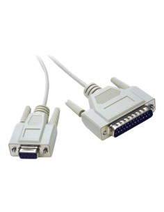 C2G - Cable de módem nulo - DB-25 (M) - DB-9 (H) - 1 m 81422 kiwiku.com