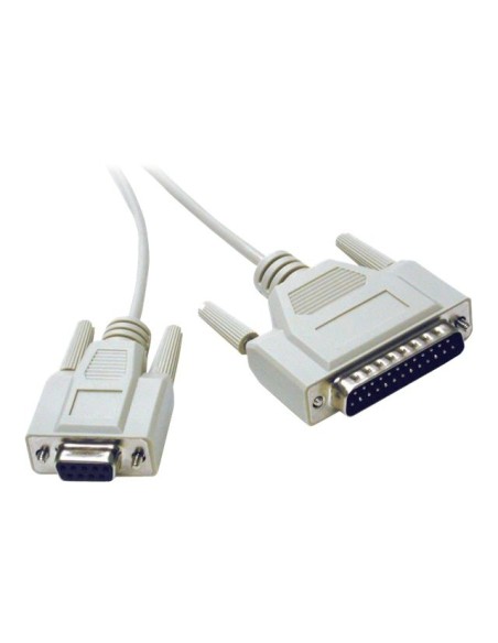 C2G - Cable de módem nulo - DB-25 (M) - DB-9 (H) - 1 m 81422 kiwiku.com