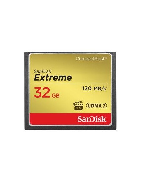 SanDisk Extreme - Tarjeta de memoria flash - 32 GB - 567x - CompactFlash SDCFXSB-032G-G46 kiwiku.com