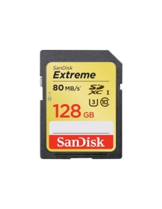 SanDisk Extreme - Tarjeta de memoria flash - 128 GB - UHS Class 3 / Class10 - 400x - SDXC UHS-I SDSDXN-128G-G46 kiwiku.com