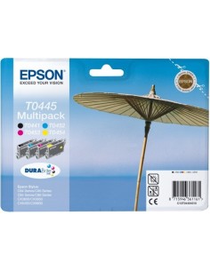 Epson C13T04454020 Cartucho de tinta T0445 Cian Amarillo Blanco Negro C13T04454020 kiwiku.com