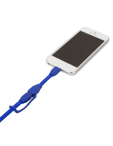 TYLT Syncable - Cable de datos duo Micro USB/Lightning, 1 m, color azul IP5-MIC1MBL-T kiwiku.com