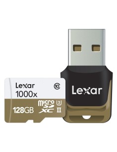 Lexar LSDMI128CBEU1R microSDHC 1000x 128GB UHS-II con lector USB 3.0 LSDMI128CBEU1000R kiwiku.com