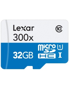 Lexar LSDMI32GBB1EU300 - Micro SDHC 32GB CLASE 10 ADAPT 300X LSDMI32GBB1EU300A kiwiku.com