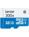 Lexar lsdmi32gbb1eu300 - micro sdhc 32gb clase 10 adapt 300x