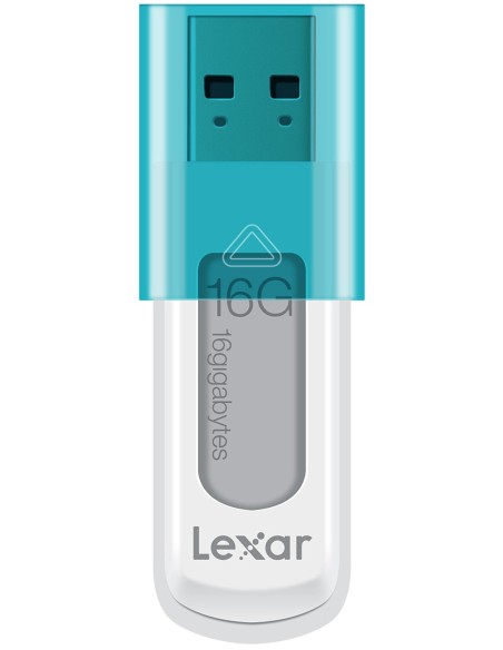 Lexar LJDS50-16GABEU 16GB JumpDrive S50 - Memoria USB 16 GB, USB 2.0, slide, color azul LJDS50-16GABEU kiwiku.com