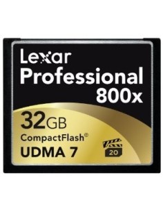 Lexar 32GB CF - Tarjeta de memoria 32 GB CompactFlash LCF32GCRBEU800 kiwiku.com