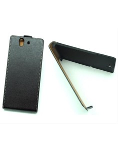 Funda vertical con tapa para xperia z negra 1ISE199-4V53C-02 kiwiku.com