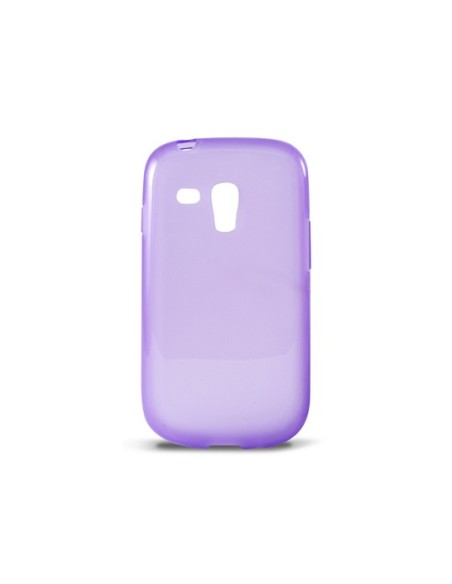 Ksix B8464FTP04 - Funda flexible de TPU para Samsung I8190 Galaxy S III Mini, translúcida púrpura: Kiwiku.com: Electrónica