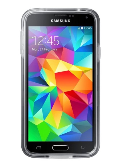 Samsung cover samsung galaxy s5 traslucida gris