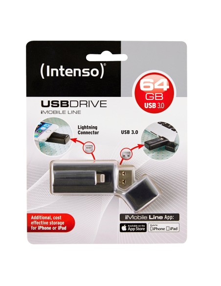 Intenso 3535490 iMobile Line 64GB USB 3.0 + conector Lightning 3535490 kiwiku.com