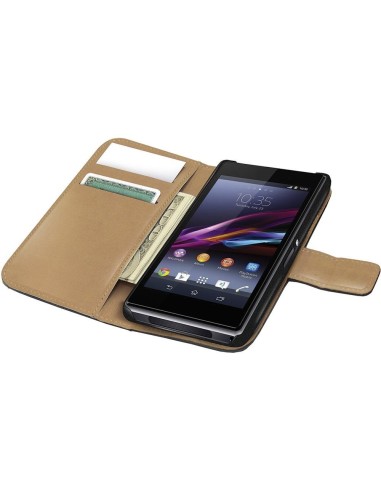 Celly wally364 - funda wallet xperia z1 negra WALLY364 kiwiku.com