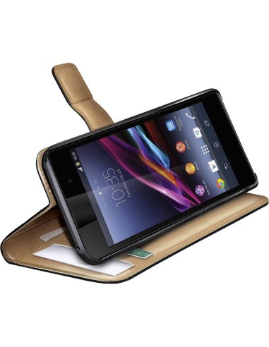 Celly wally364 - funda wallet xperia z1 negra WALLY364 kiwiku.com