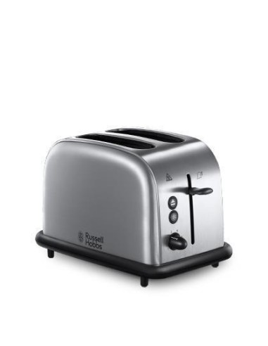 Russell Hobbs 20700-56 Oxford - Tostadora de acero inoxidable 2 ranuras  anchas 20700-56