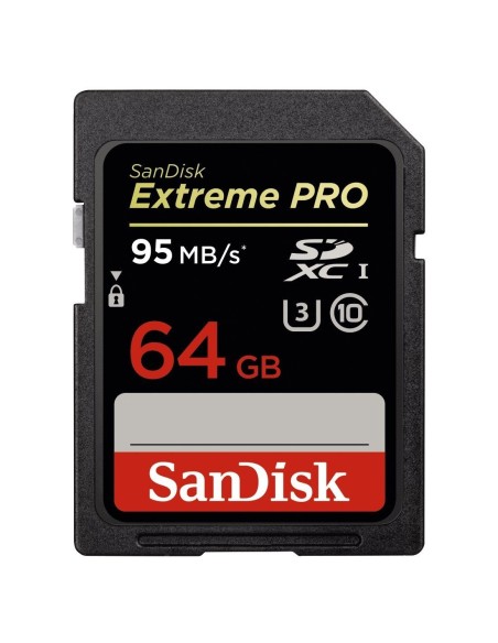 SanDisk Extreme Pro SDXPA-064G-X46 - Tarjeta de memoria SecureDigital de 64 GB (clase UHS U3) SDSDXPA-064G-X46 kiwiku.com