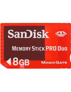 SanDisk SDMSG-008G-B46 Tarjeta de memoria Memory Stick Pro Duo de 8 GB rojo SDMSG-8192-E11 kiwiku.com