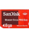 Sandisk sdmsg-008g-b46 tarjeta de memoria memory stick pro duo de 8 gb rojo