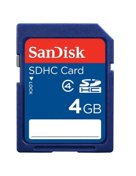 Sandisk SD 4GB - Tarjeta de memoria 4 GB Secure Digital SD SDSDB-4096-E11 kiwiku.com