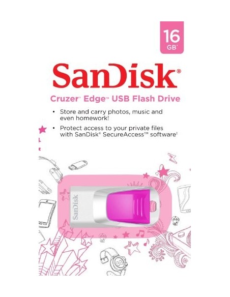 SanDisk SDCZ51W-016G-B35P Memoria USB 2.0 de 16 GB rosa SDCZ51W-016G-B35P kiwiku.com