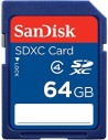 Sandisk 64gb sdxc - tarjeta de memoria securedigital de 64 gb, azul SDSDB-064G-B35