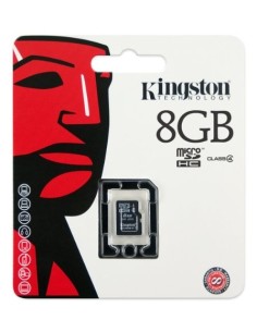 Kingston Technology 8GB microSDHC - Tarjeta de memoria SDC4/8GBSP kiwiku.com