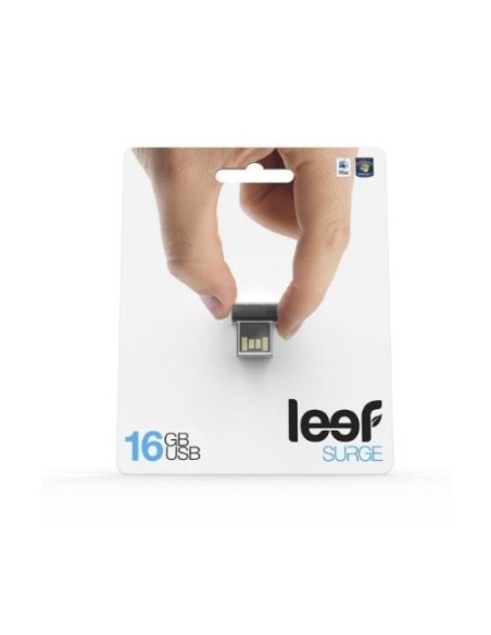 Leef 16GB Surge USB 2.0 - Memoria USB de 16 GB (USB 2.0), negro LFSUR-016KWAU kiwiku.com